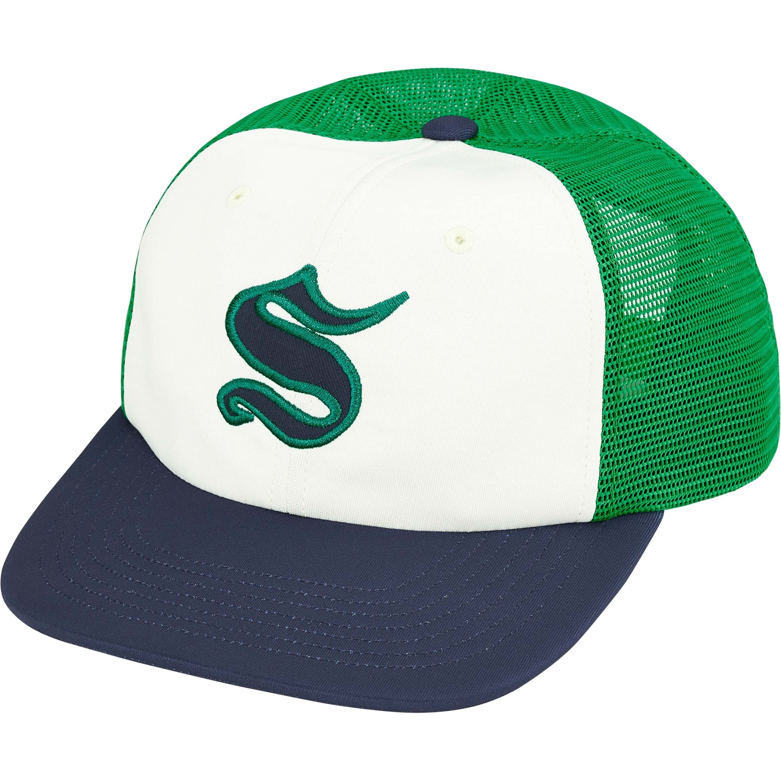 Supreme Contrast S Mesh Back 6-Panel (FW25) - Green - $48