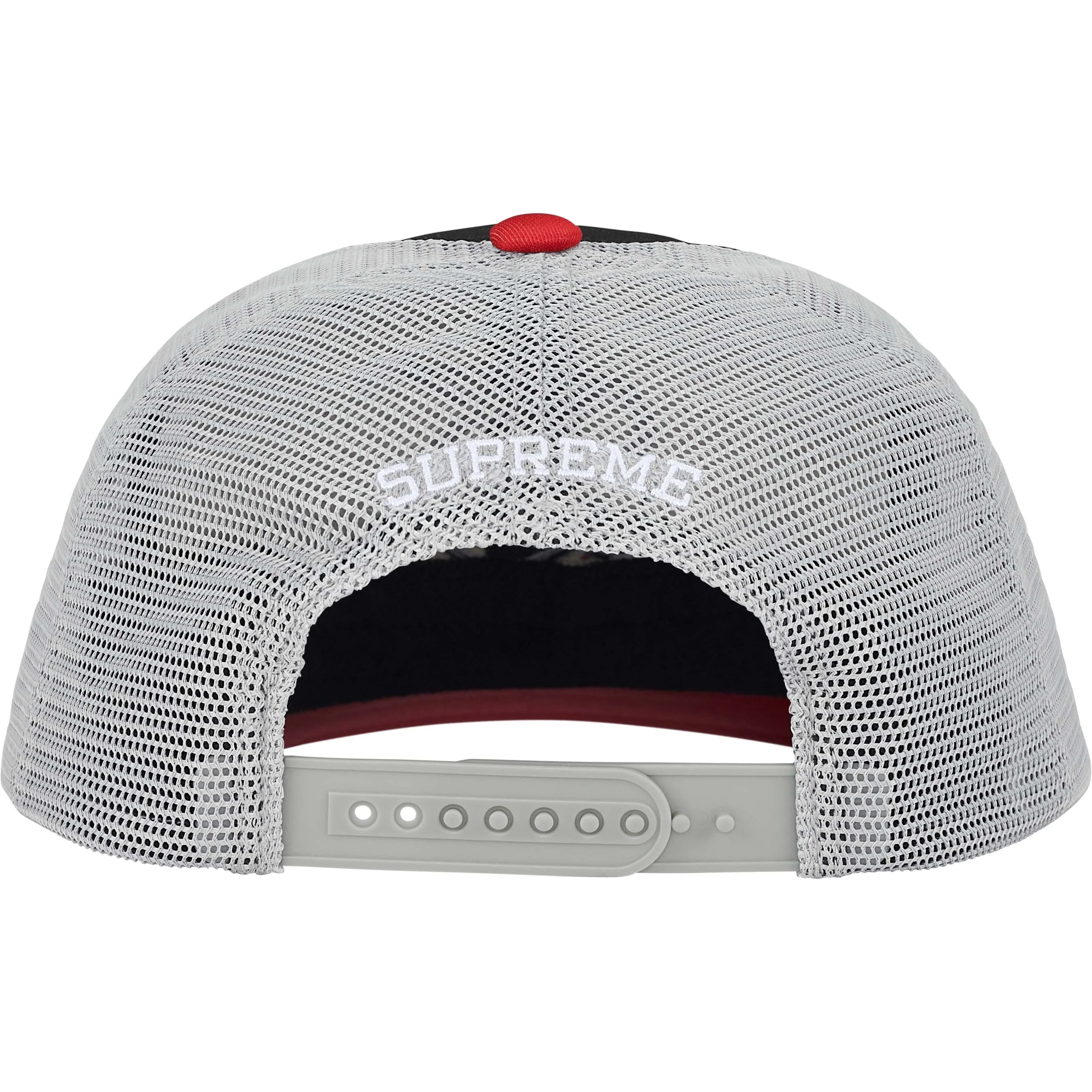 Supreme Contrast S Mesh Back 6-Panel (FW25) - Grey - $48