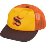 Supreme Contrast S Mesh Back 6-Panel (FW25) - Orange