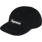 Supreme Corduroy Camp Cap (FW25) - Black