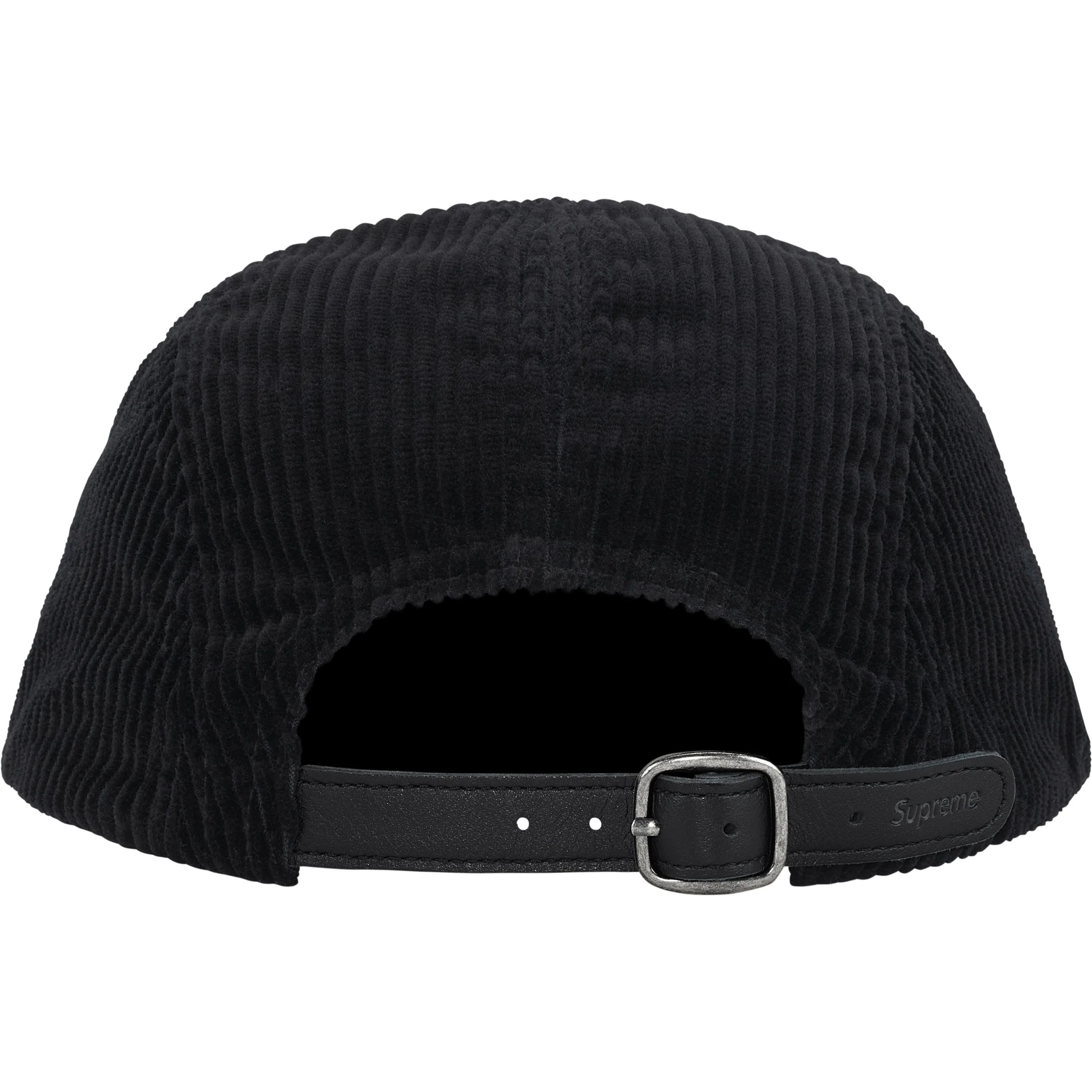 帽子 Supreme 25SS Corduroy Camp Cap Black Supreme Corduroy Camp Cap (FW25) - $58