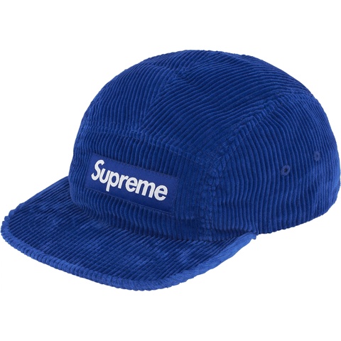 Supreme Corduroy Camp Cap - Royal