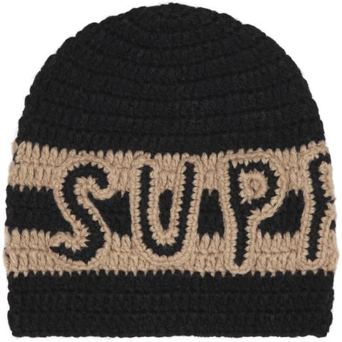 Crochet Logo Beanie - fall/winter 2025 - Supreme