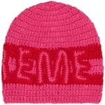 Supreme Crochet Logo Beanie (FW25) - Pink
