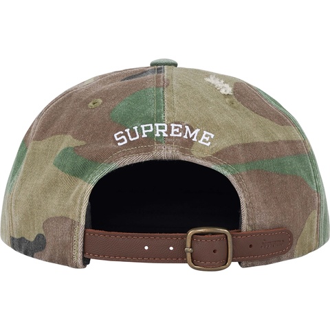 Distressed Script 6-Panel - fall/winter 2025 - Supreme Distressed Script 6-Panel - fall/winter 2025 - Supreme
