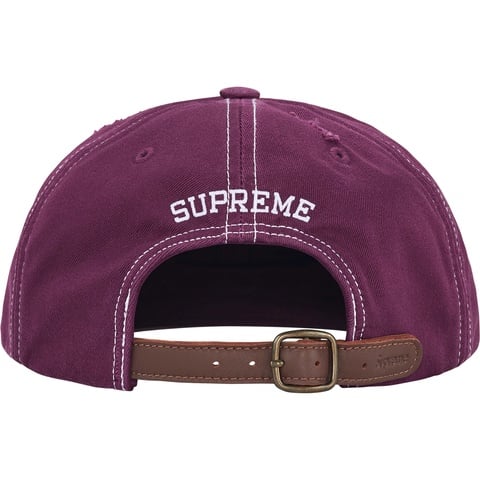 Supreme Distressed Script 6-Panel キャップ Supreme Distressed Script 6-Panel Black - FW25 - US