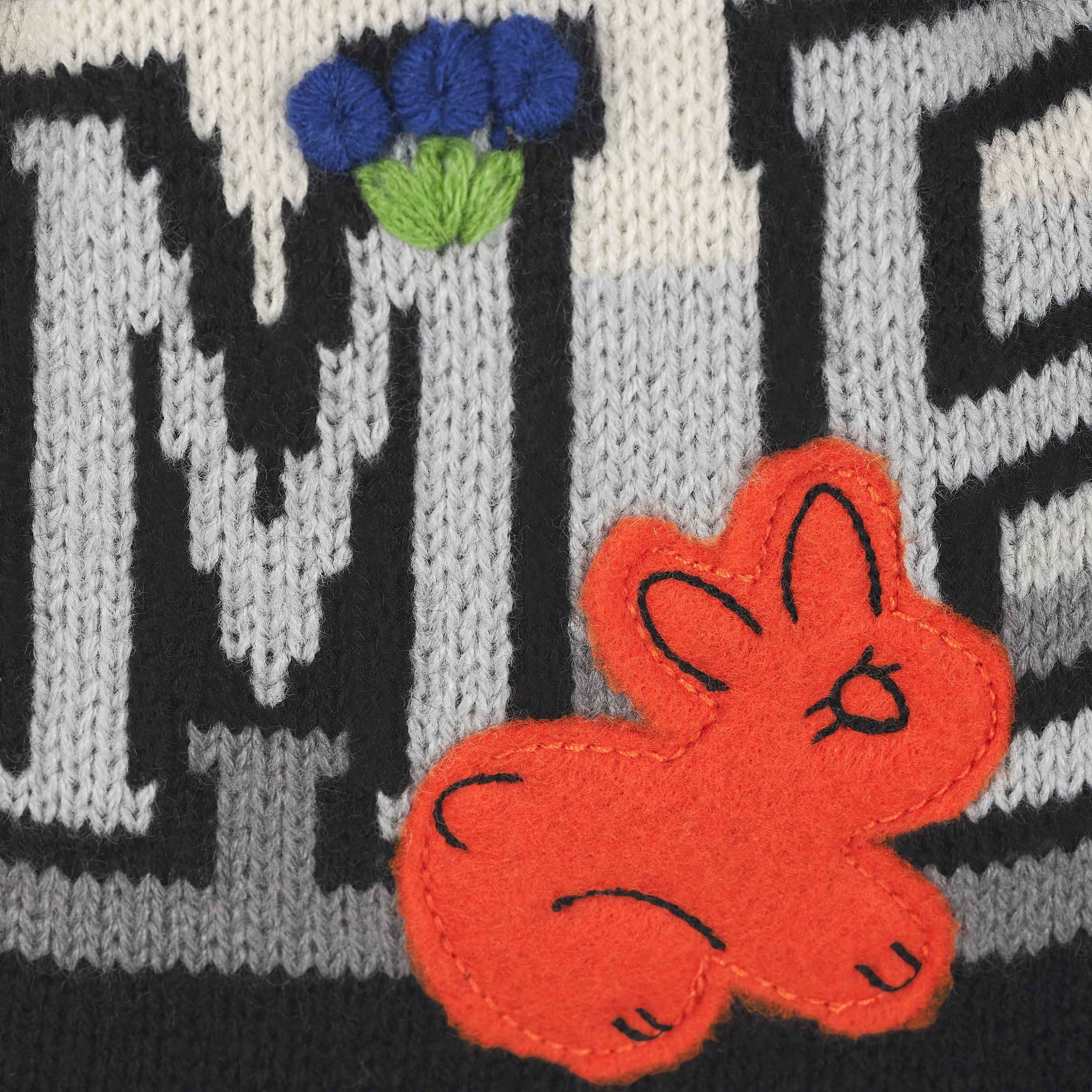 Supreme Felt Appliqué Earflap Beanie (FW25) - $78