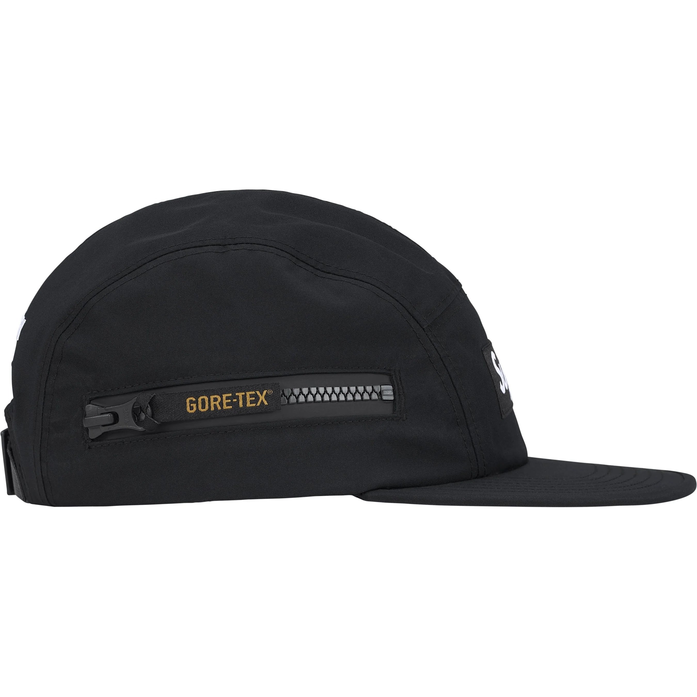 Supreme GORE-TEX Zip Pocket Camp Cap (FW25) - Black - $58