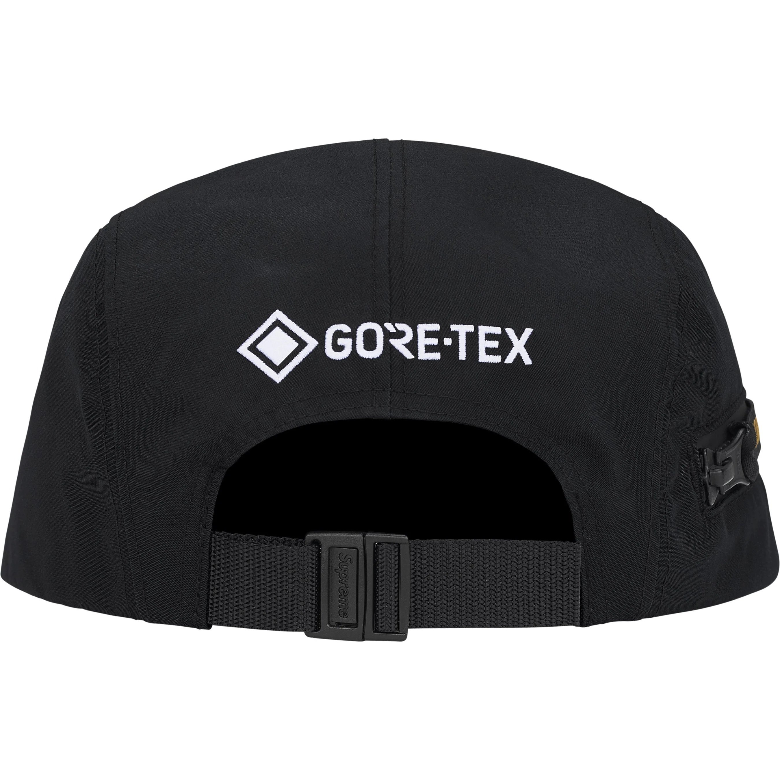 Supreme GORE-TEX Zip Pocket Camp Cap (FW25) - Black - $58