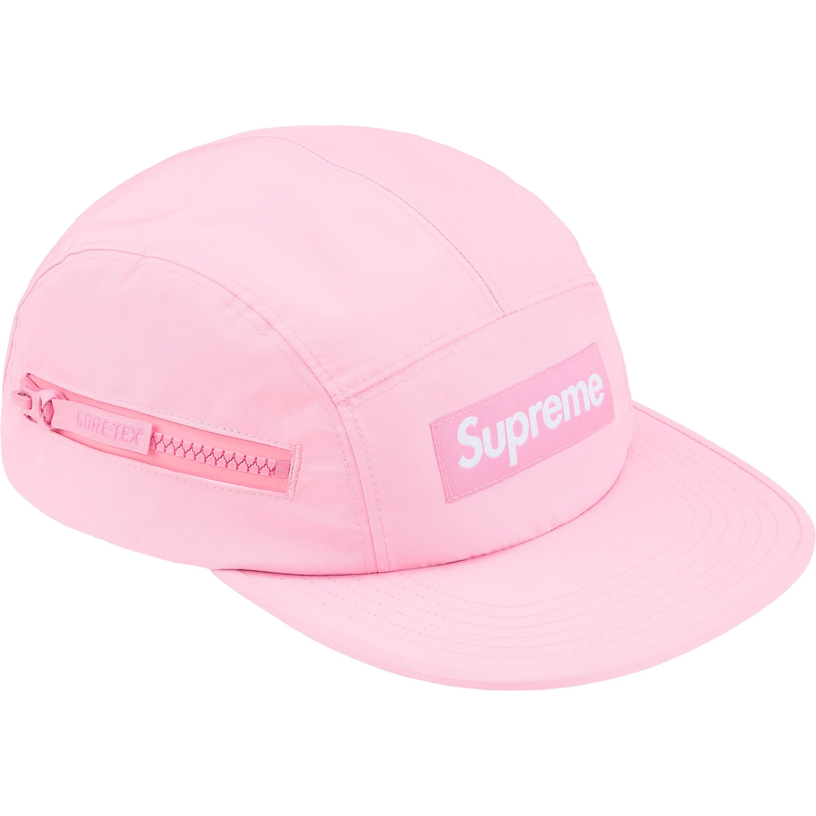 Supreme GORE-TEX Zip Pocket Camp Cap (FW25) - Pink - $58