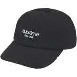 Supreme Harris Tweed 6-Panel (FW25) - Black