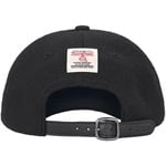 Supreme Harris Tweed 6-Panel (FW25) - Black