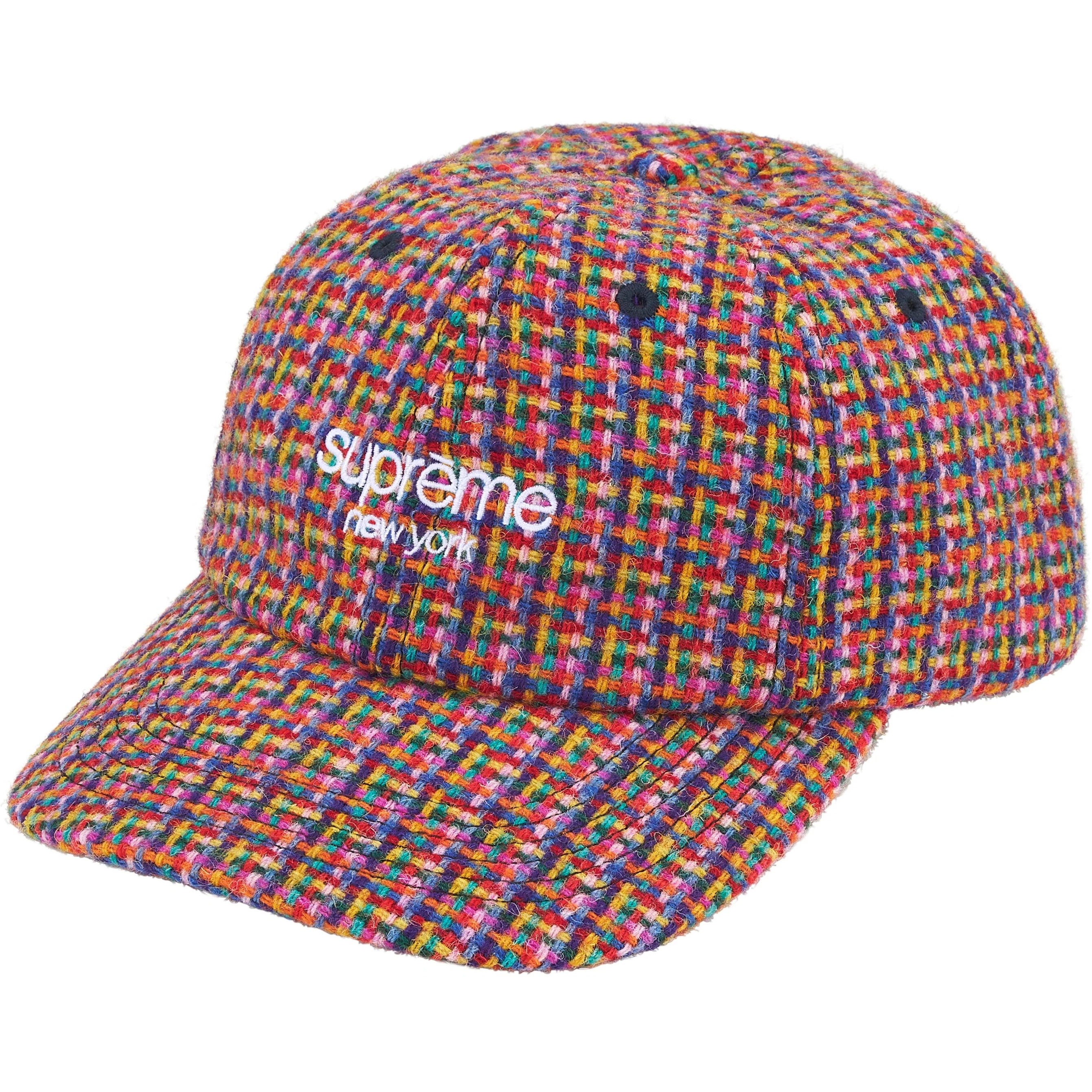 Supreme Harris Tweed 6-Panel (FW25) - Red - $58