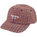 Supreme Harris Tweed 6-Panel (FW25) - Red