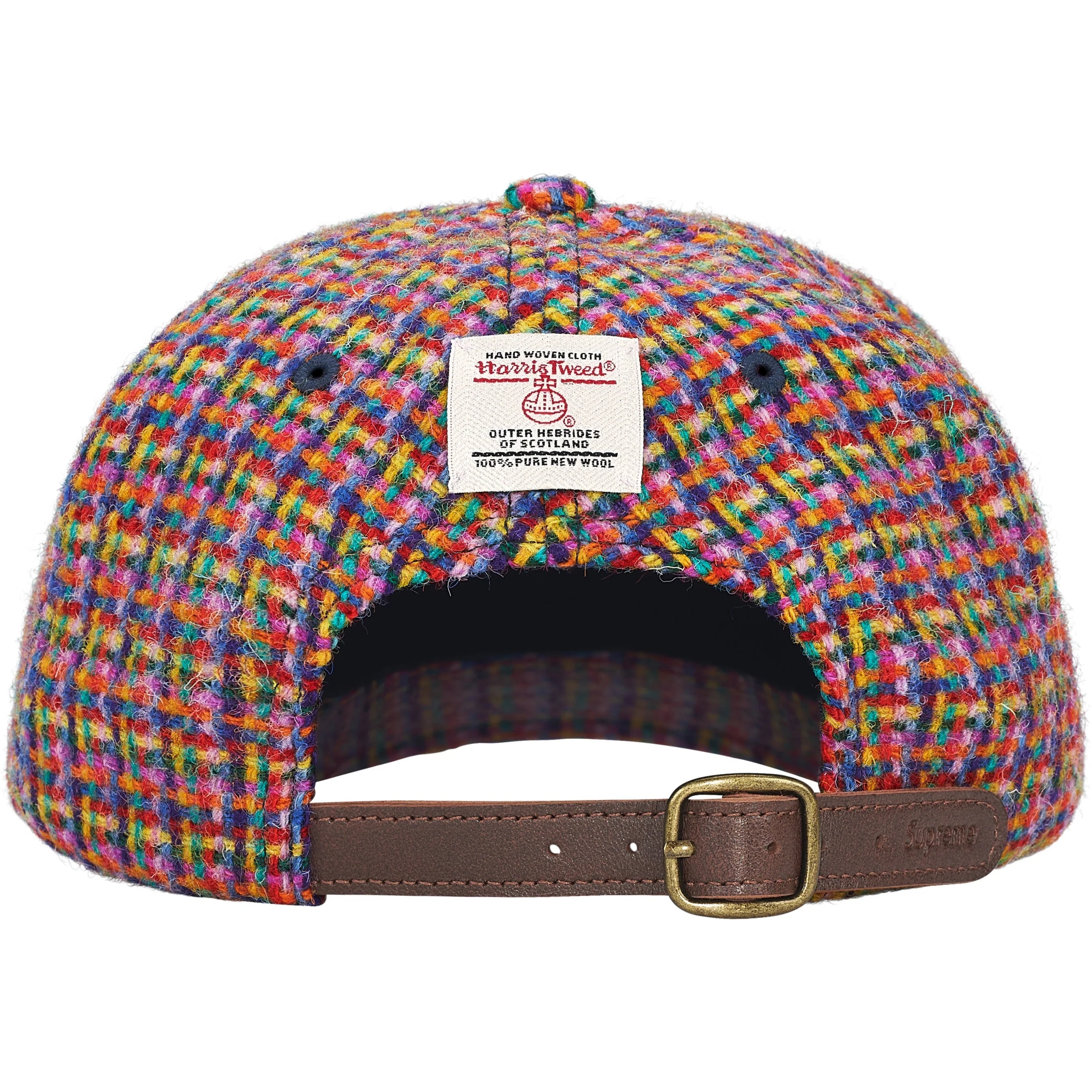 Supreme Harris Tweed 6-Panel (FW25) - Red - $58