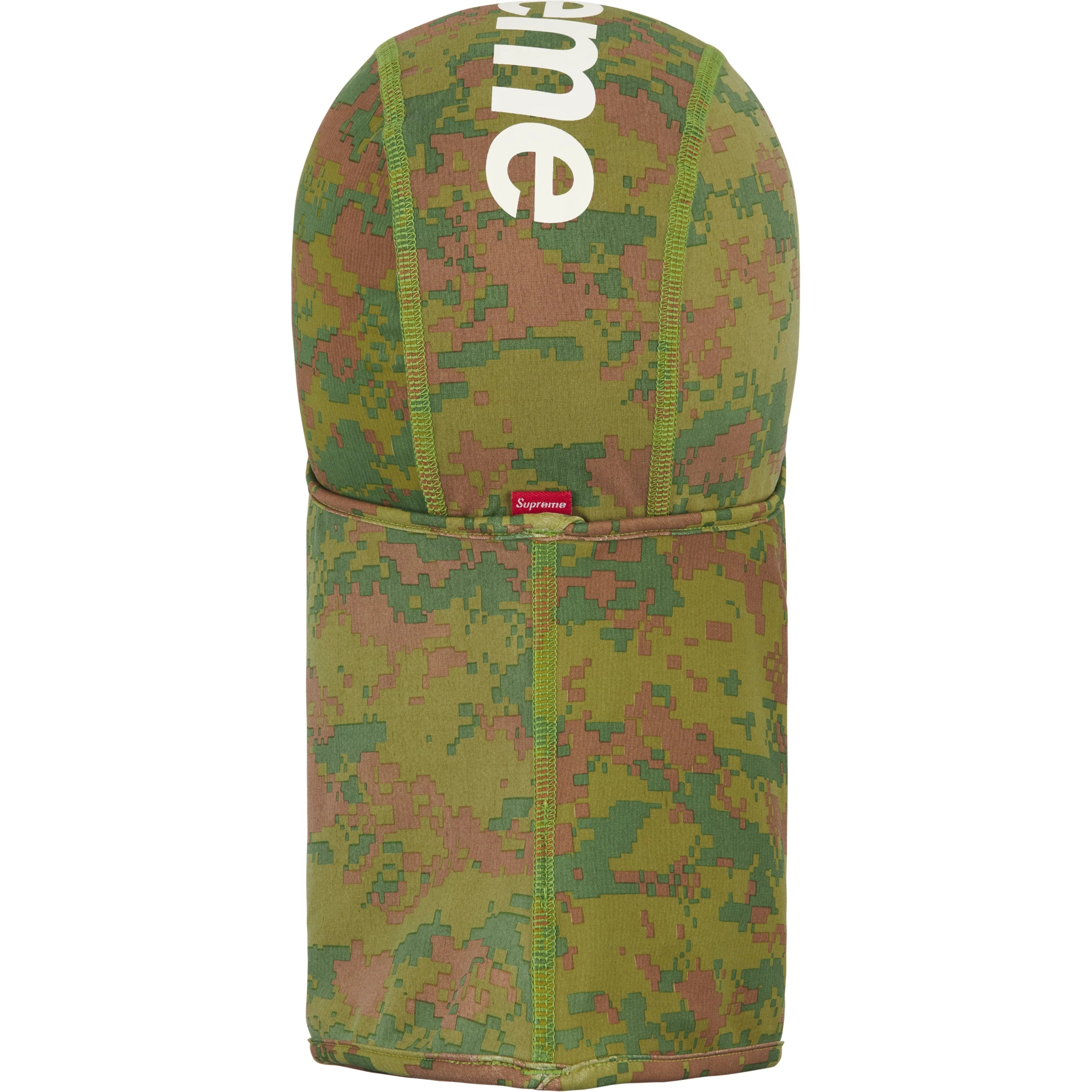 Supreme Heat Reactive Digi Camo Balaclava (FW25) - Olive - $44