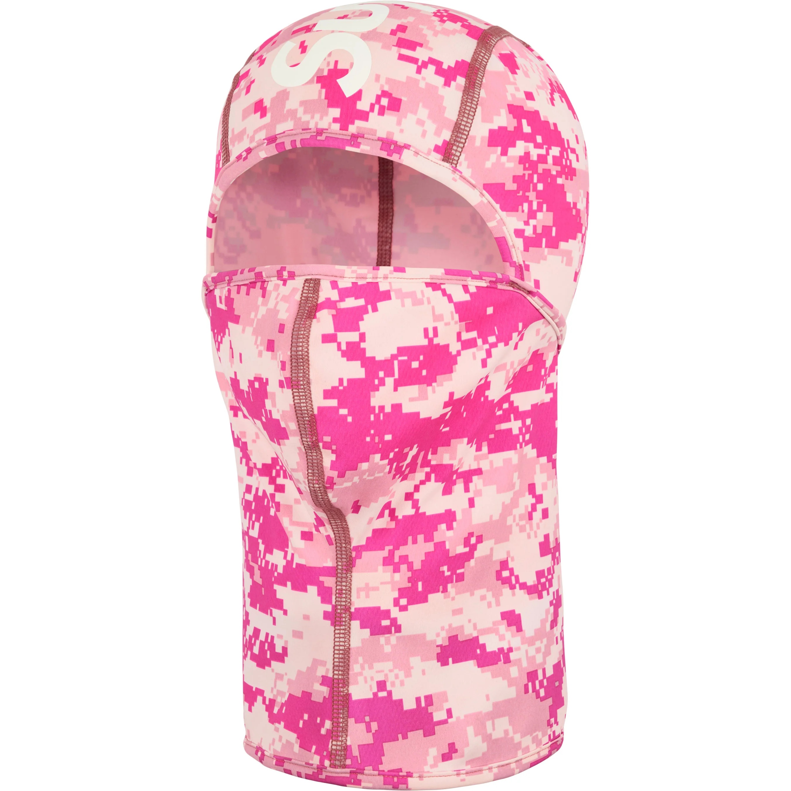 Supreme Heat Reactive Digi Camo Balaclava (FW25) - Pink - $44