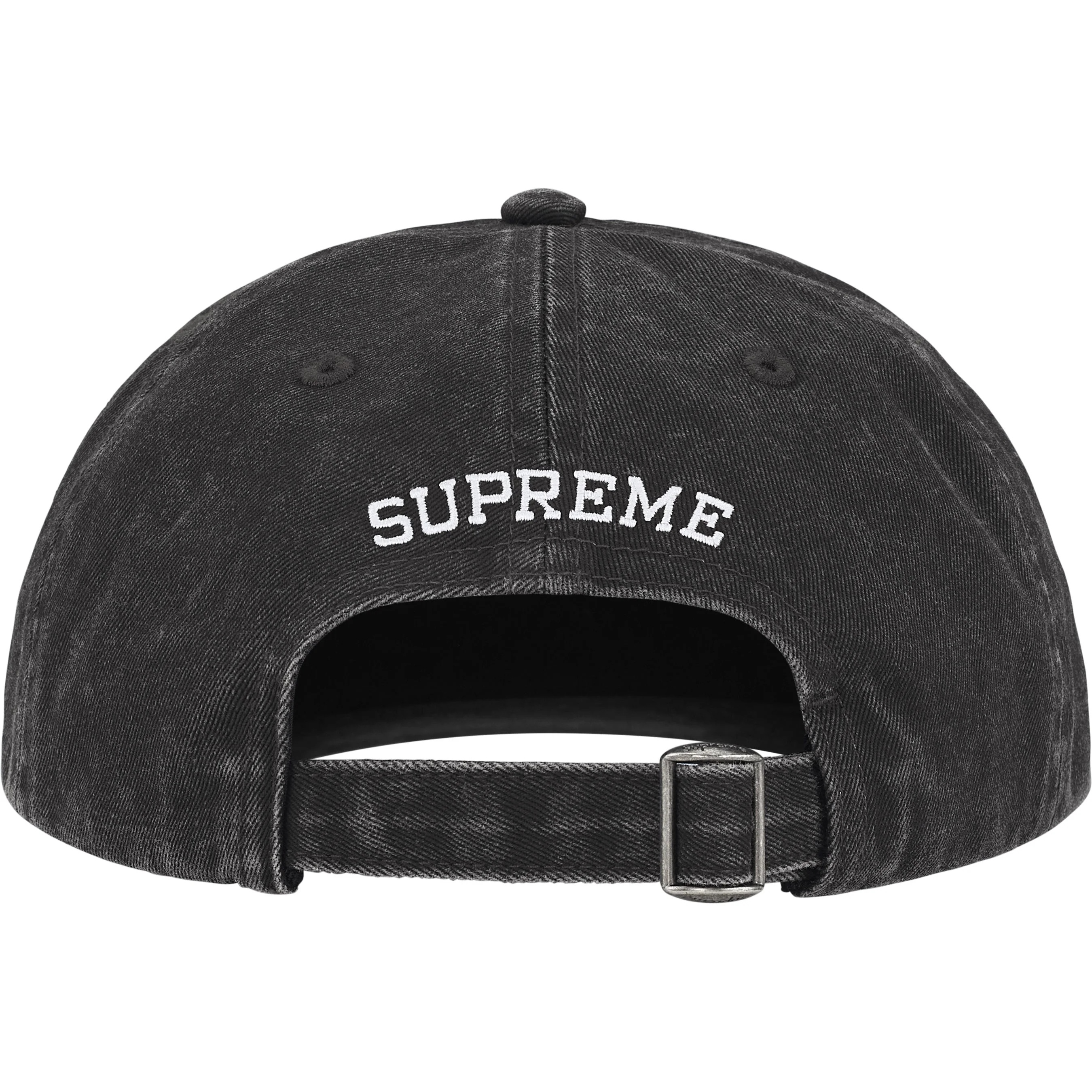 Supreme Italy 6-Panel (FW25) - Black - $48