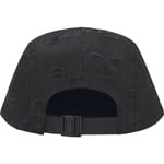 Supreme Jacquard Logos Denim Camp Cap (FW25) - Black