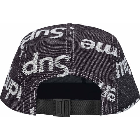 Jacquard Logos Denim Camp Cap - fall/winter 2025 - Supreme