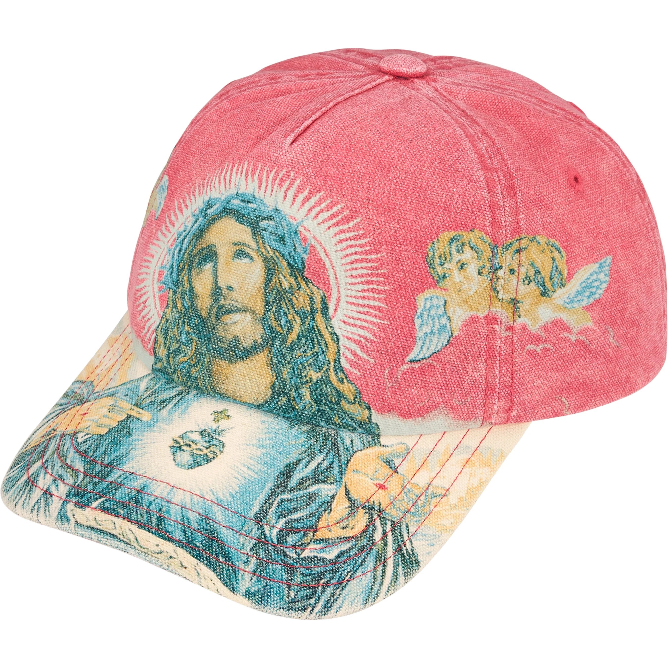 Supreme Jesus 5-Panel (FW25) - Light Red - $48