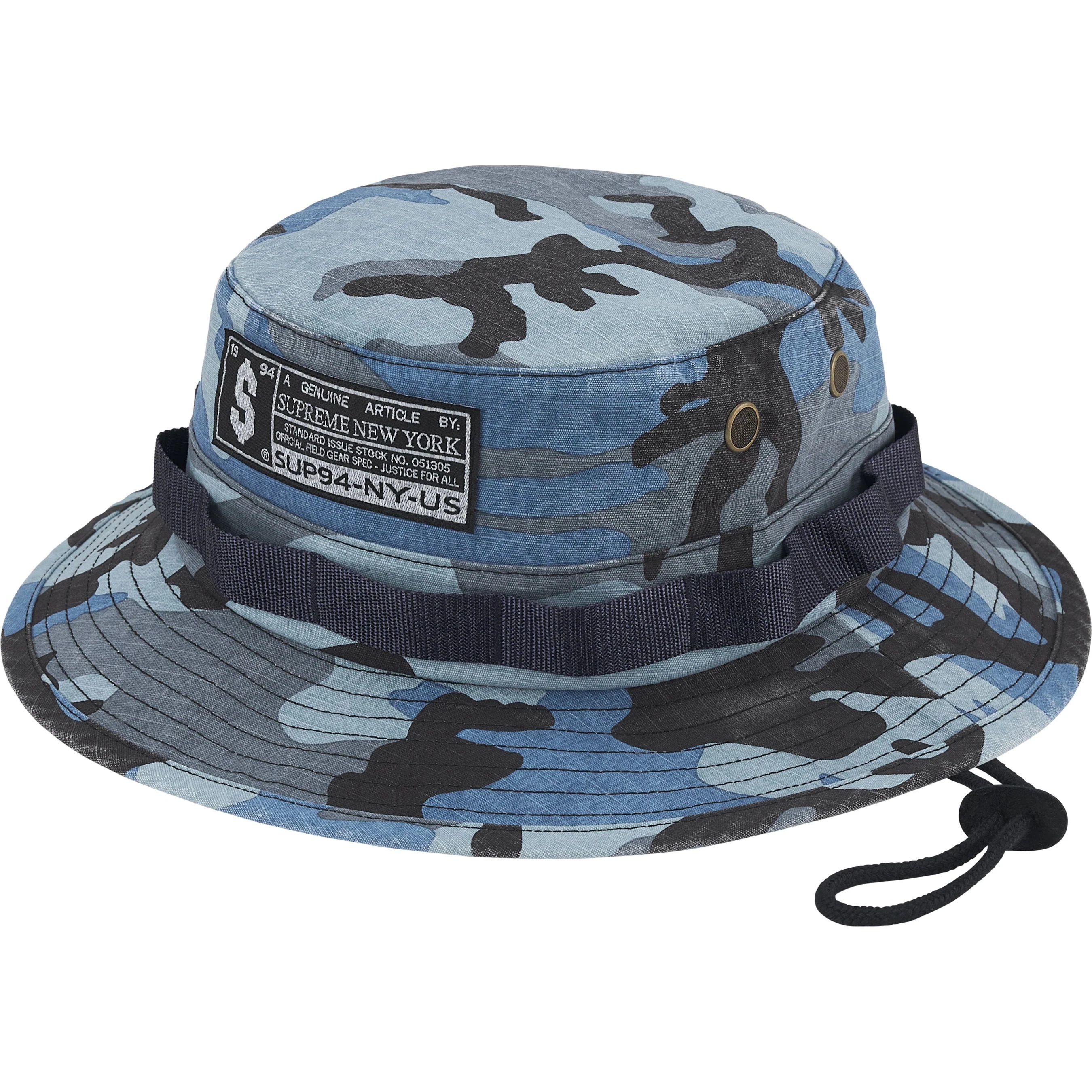 Supreme Military Boonie (FW25) - Blue Camo - $58