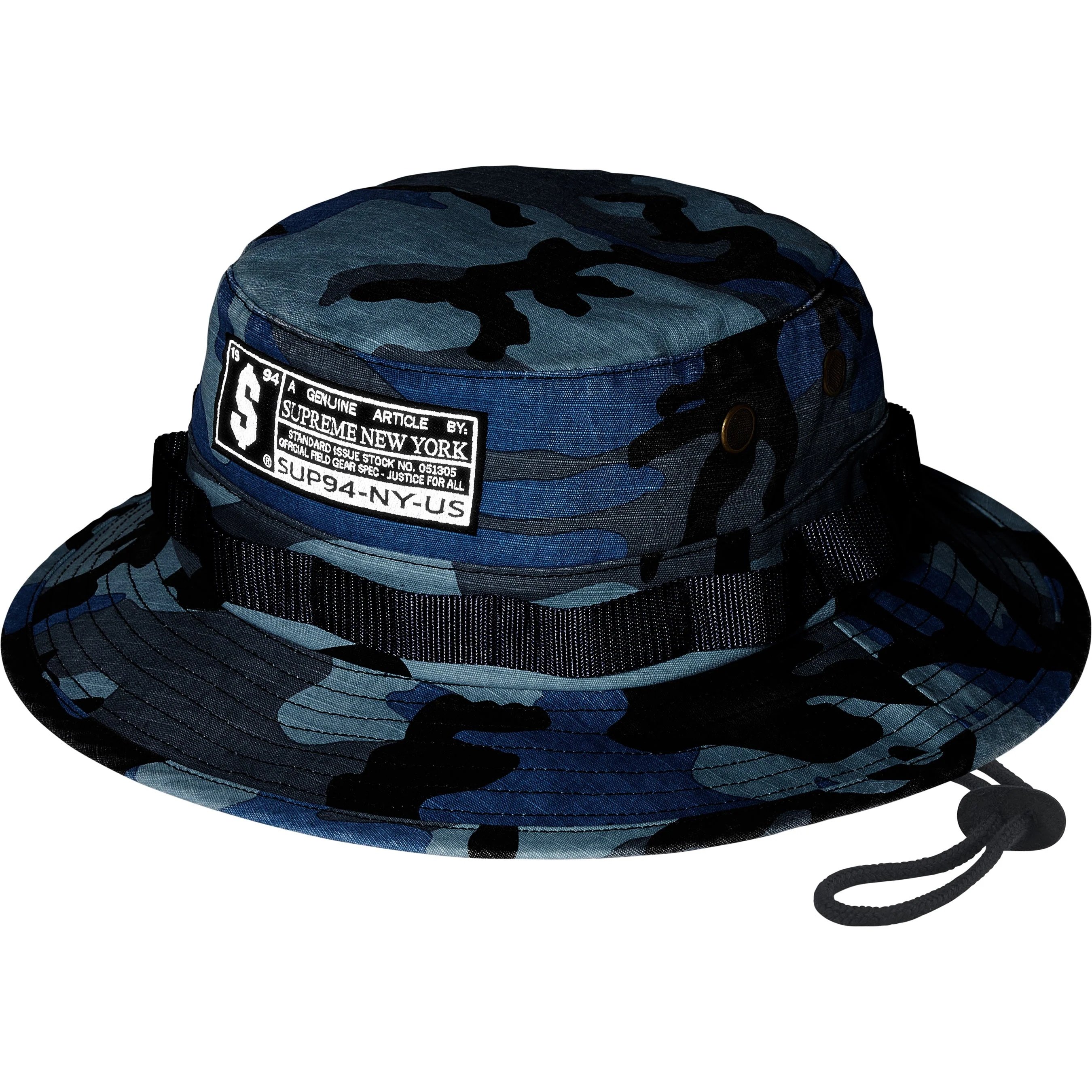 Supreme Military Boonie (FW25) - Blue Camo - $58