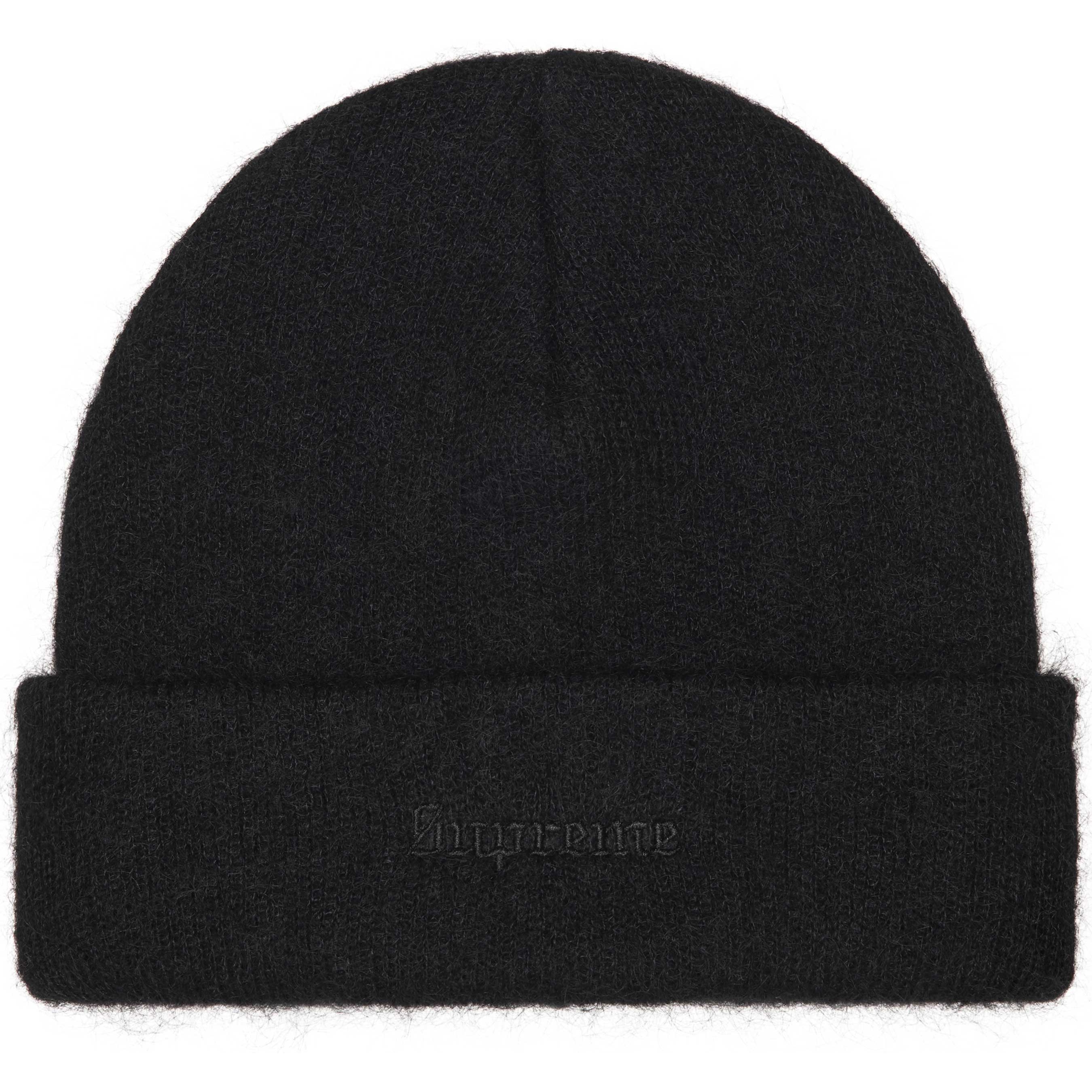 Supreme Mohair Beanie (FW25) - Black - $48