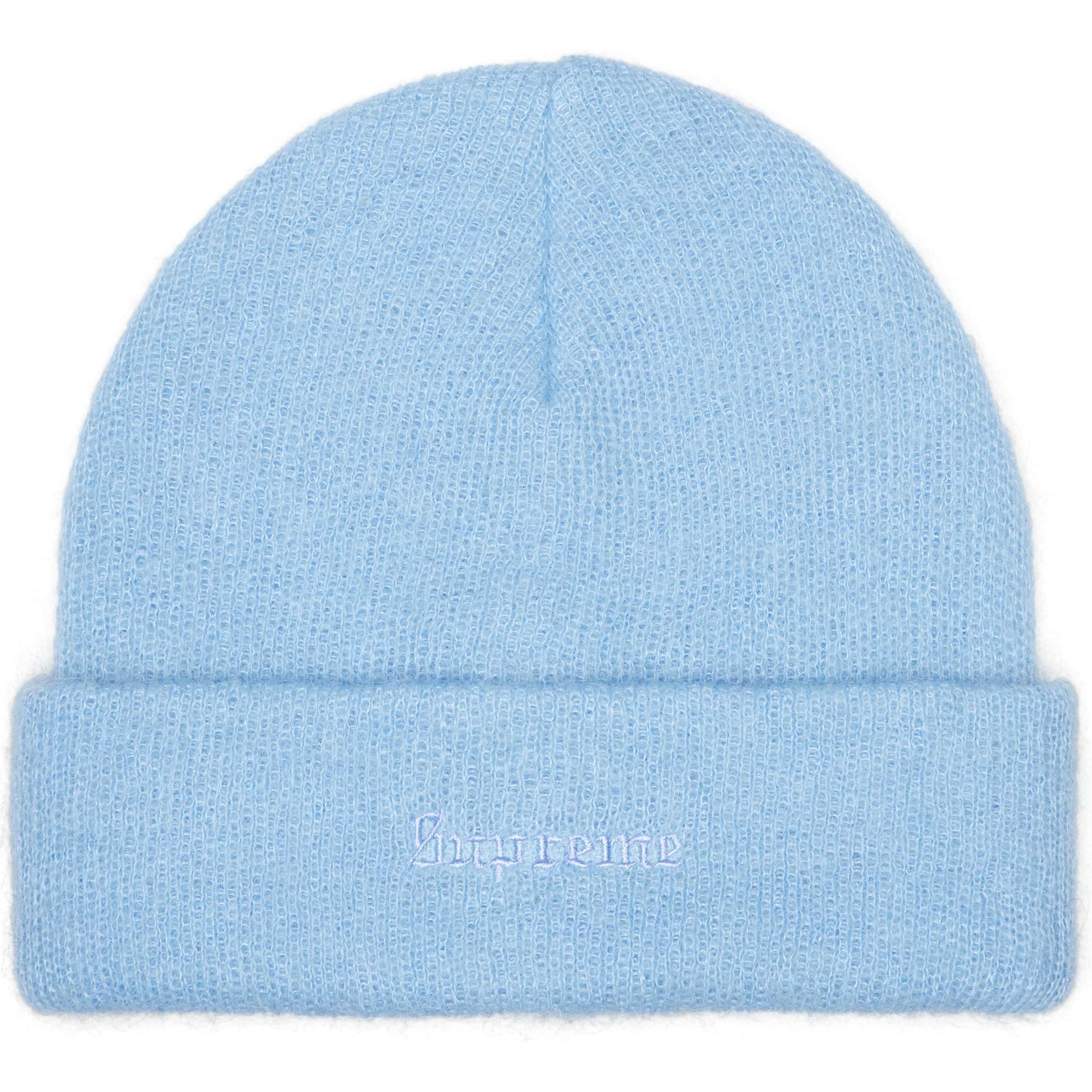 Supreme Mohair Beanie (FW25) - Blue - $48