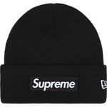 Supreme New Era Box Logo Beanie (FW25) - Black