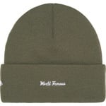 Supreme New Era Box Logo Beanie (FW25) - Light Olive