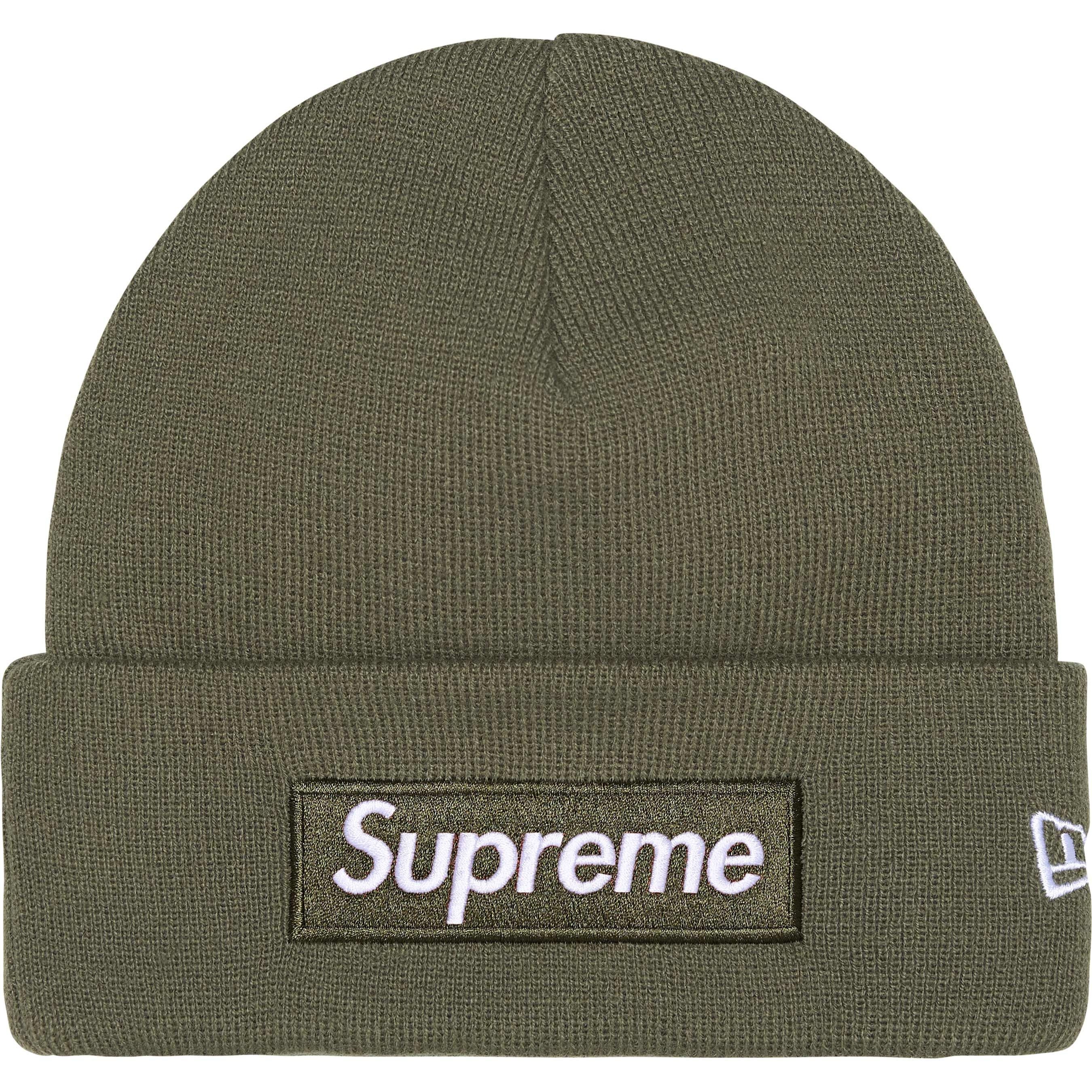 Supreme New Era Box Logo Beanie (FW25) - $44