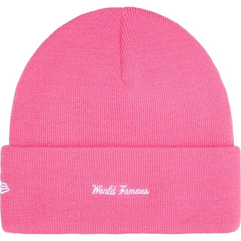 Supreme New Era® Box Logo Beanie - Magenta