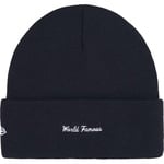 Supreme New Era Box Logo Beanie (FW25) - Navy