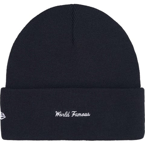 Supreme New Era® Box Logo Beanie - Navy