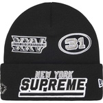 Supreme New Era Football Beanie (FW25) - Black