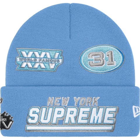 Supreme New Era® Football Beanie - Light Blue