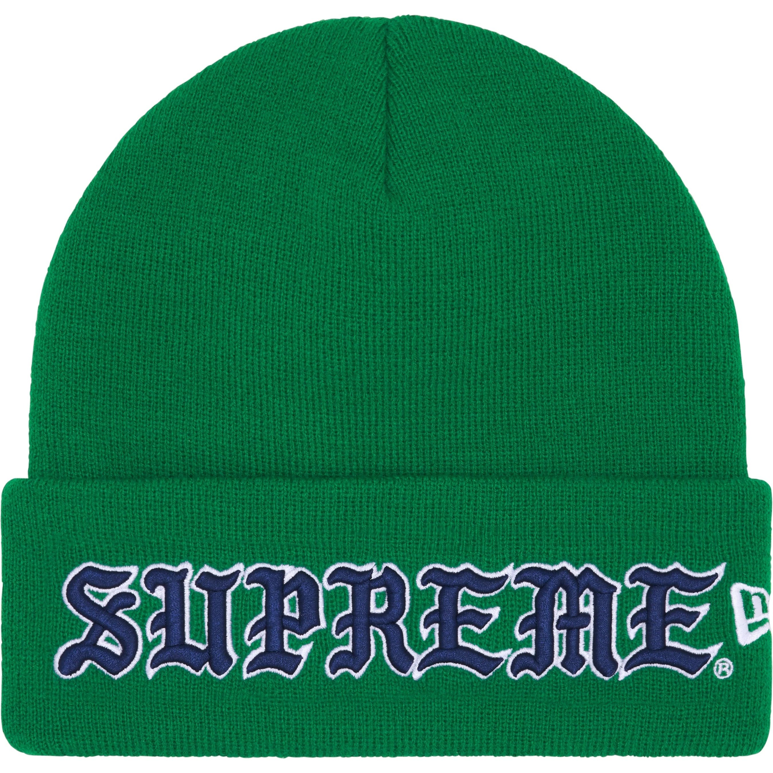 25AW シュプリーム ニューエラ オールド イングリッシュ ビーニー キャップ Supreme New Era Old English Beanie (FW25) - $40