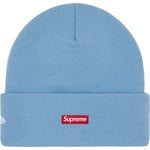 Supreme New Era Old English Beanie (FW25) - Light Blue