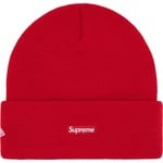 Supreme New Era Old English Beanie (FW25) - Red