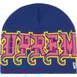Supreme New Era Outline Beanie (FW25) - Navy