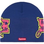 Supreme New Era Outline Beanie (FW25) - Navy