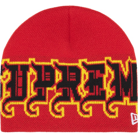 Supreme New Era® Outline Beanie - Red
