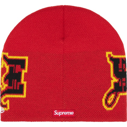 Supreme New Era® Outline Beanie - Red