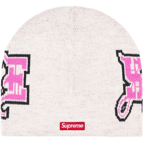Supreme New Era® Outline Beanie - White