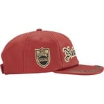 Supreme New York Leather 6-Panel (FW25) - Red
