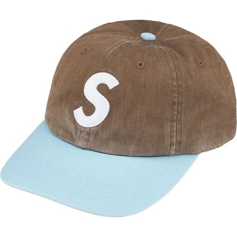 Pigment Coated 2-Tone S Logo 6-Panel - Supreme