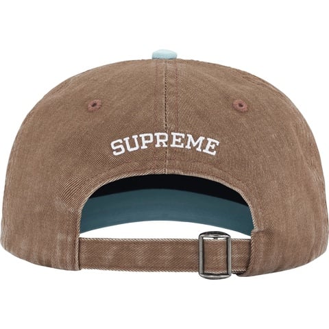 Pigment Coated 2-Tone S Logo 6-Panel - Supreme