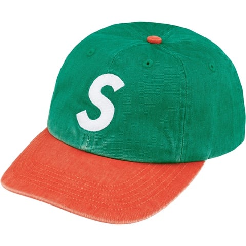 帽子 Supreme Pigment Coated 2-Tone S Logo Pigment Coated 2-Tone S Logo 6-Panel - Supreme