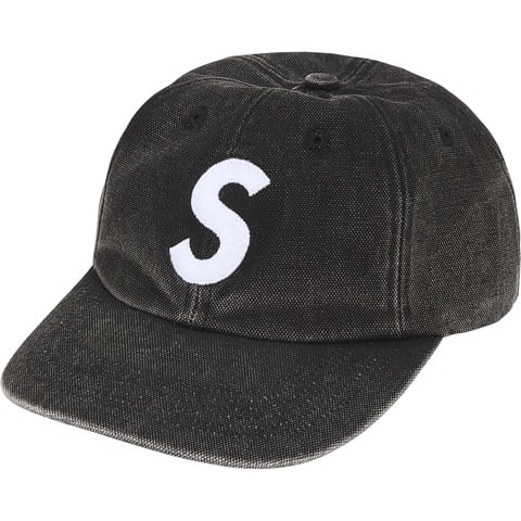 Pigment Coated Canvas S Logo 6-Panel - Supreme